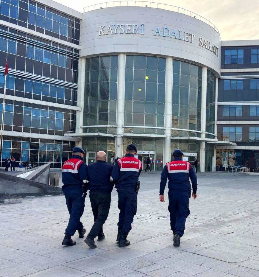 Kayseri'de 61 yıl hapis cezasıyla aranan hükümlü tutuklandı