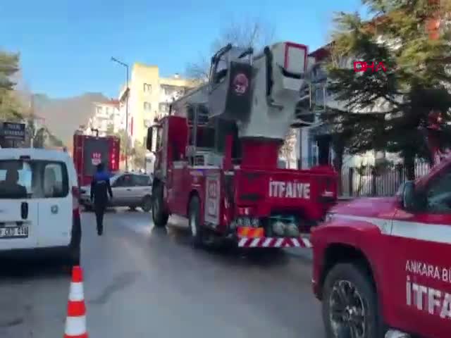 Ankara'da doğal gaz kaynaklı patlama: 1 yaralı