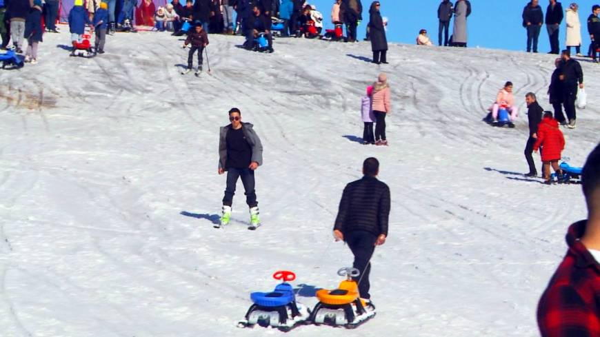 Bingöl'deki Hesarek Kayak Merkezi'ni 1 ayda 40 bin kişi ziyaret etti / Ek fotoğraflar