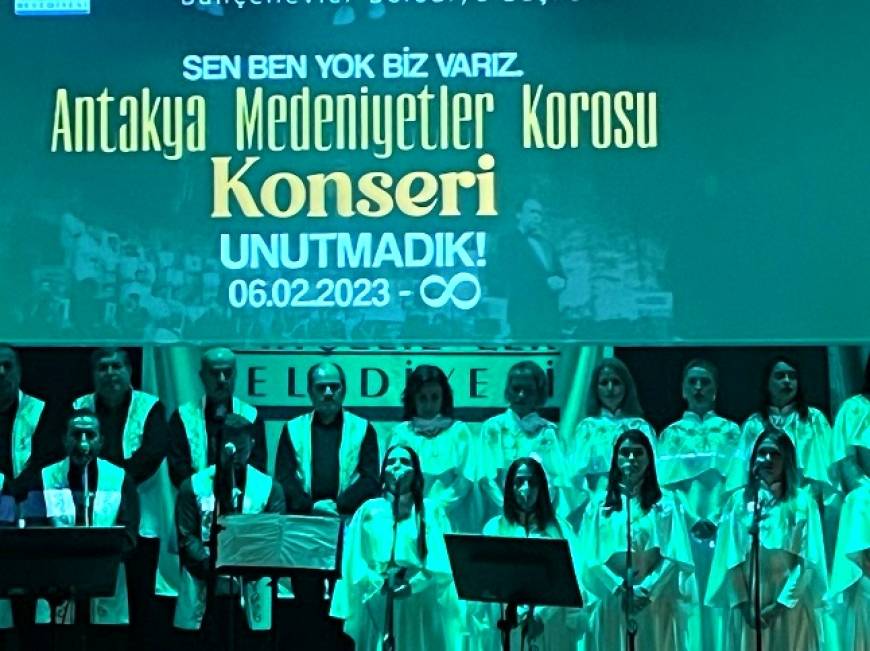 Antakya Medeniyetler Korosu, Bahçelievler'de konser verdi