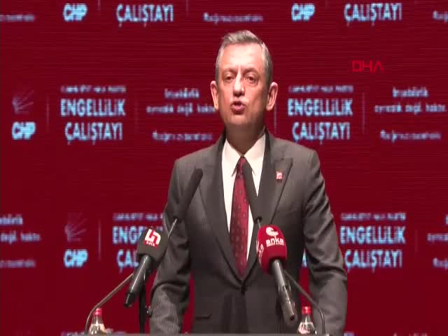 İZMİR - Özgür Özel: Engelliler bakanlığı kurulacak ve başında engelli bakan olacak