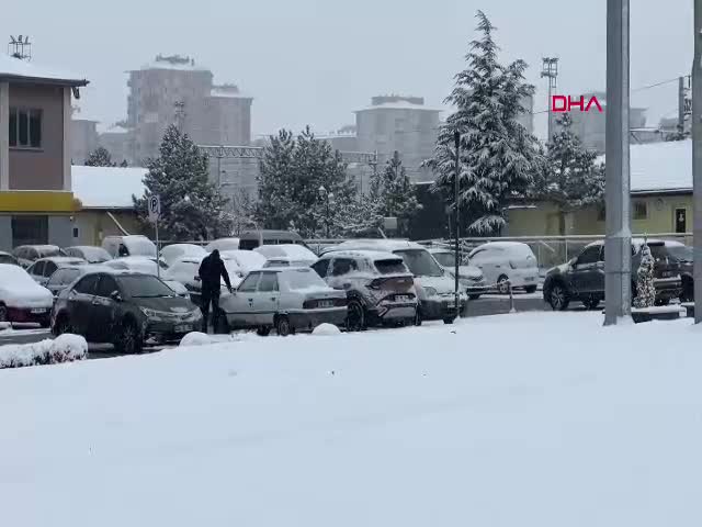 KAYSERİ'de kar yağışı