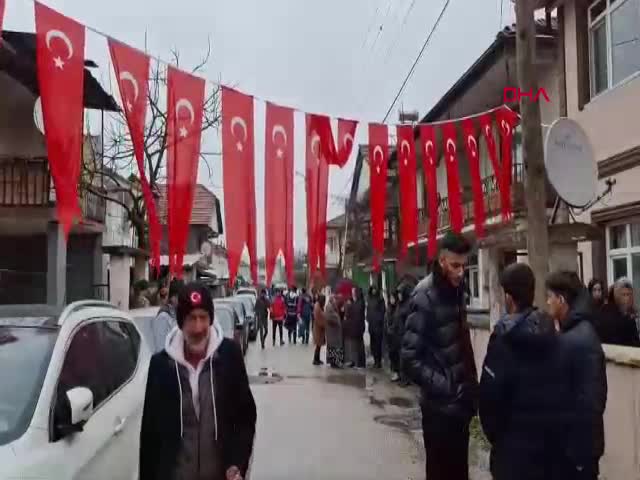 DÜZCE - Şehit uzman çavuşun cenazesi memleketi Düzce'de