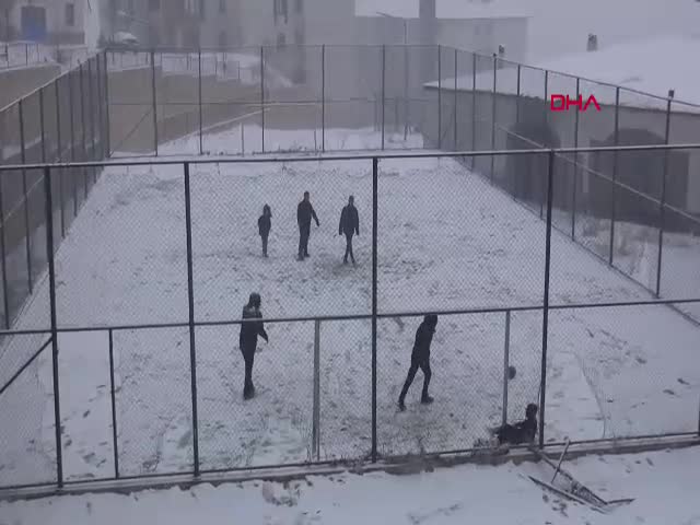 HAKKARİ - Yüksekova'da kar yağışı